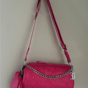 Juicy Couture Pink Shoulder barrel bag with matching coin purse